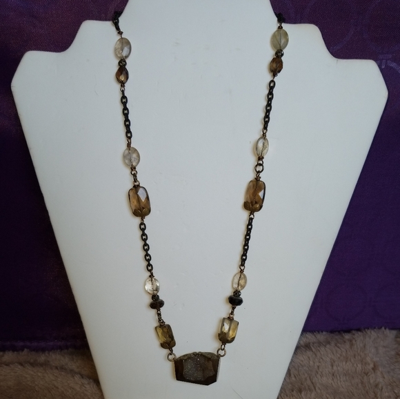 OOAK GEMSTONE NECKLACE - Picture 2 of 6